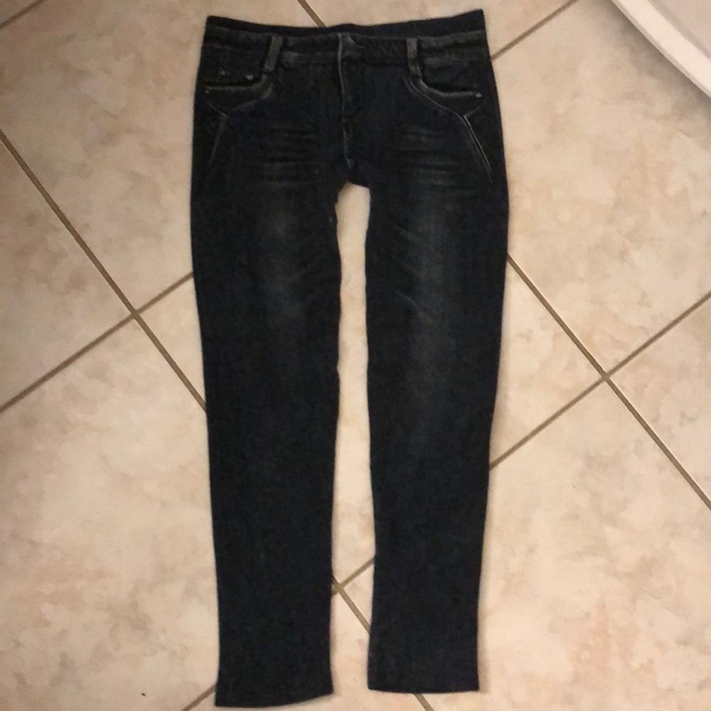 Super soft dark denim leggings